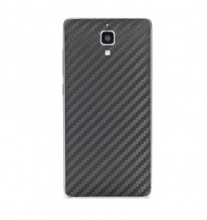Виниловая наклейка обложка для смартфонов Xiaomi Mi4 Carbon